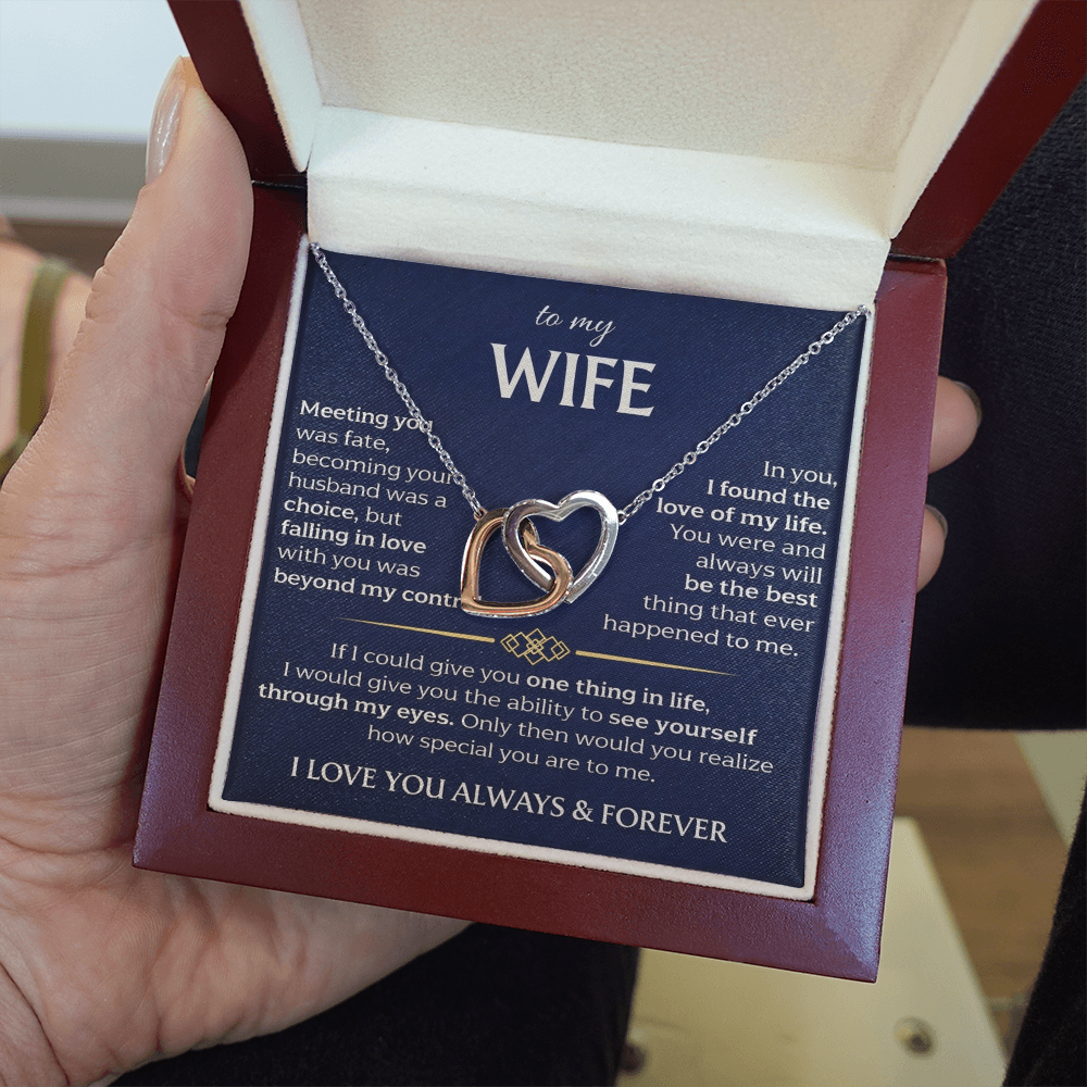 To My Wife - Interlocking Hearts