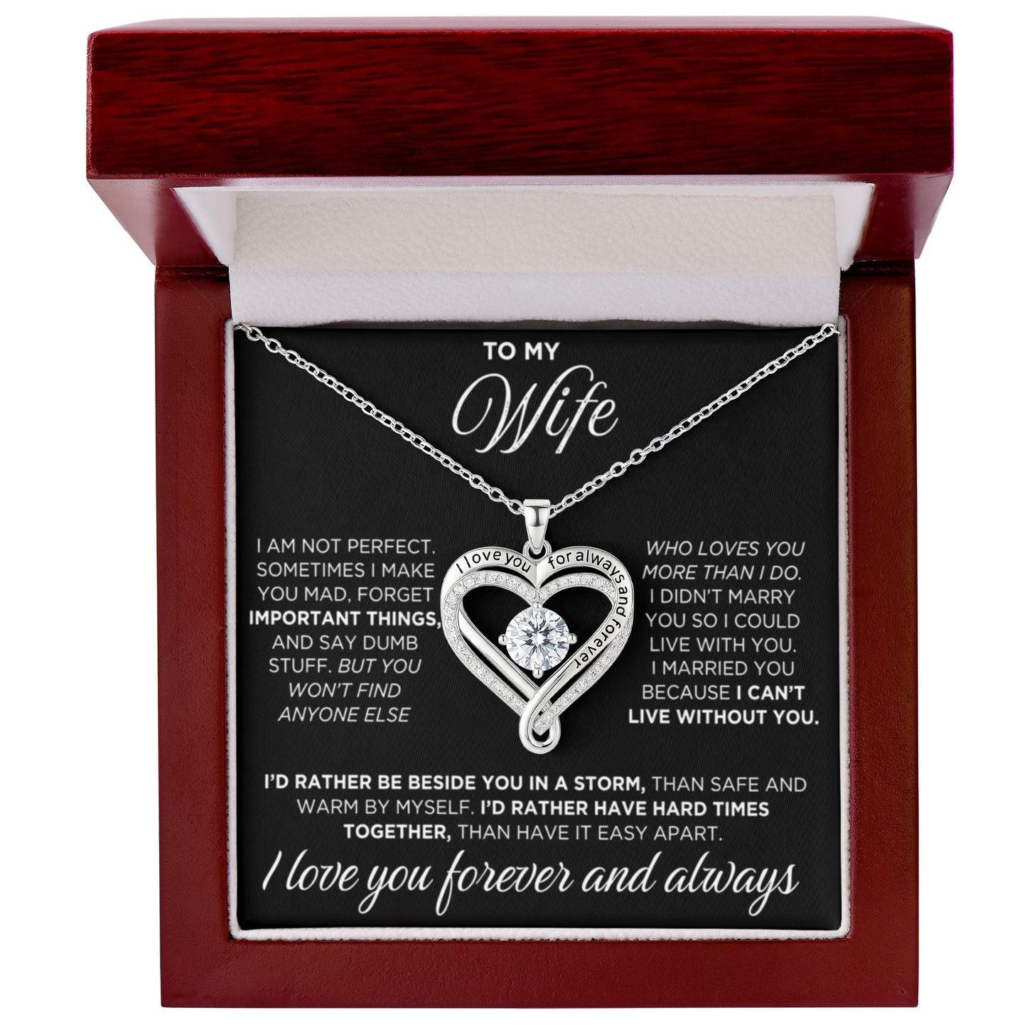To My Wife - I Love You For Always And Forever