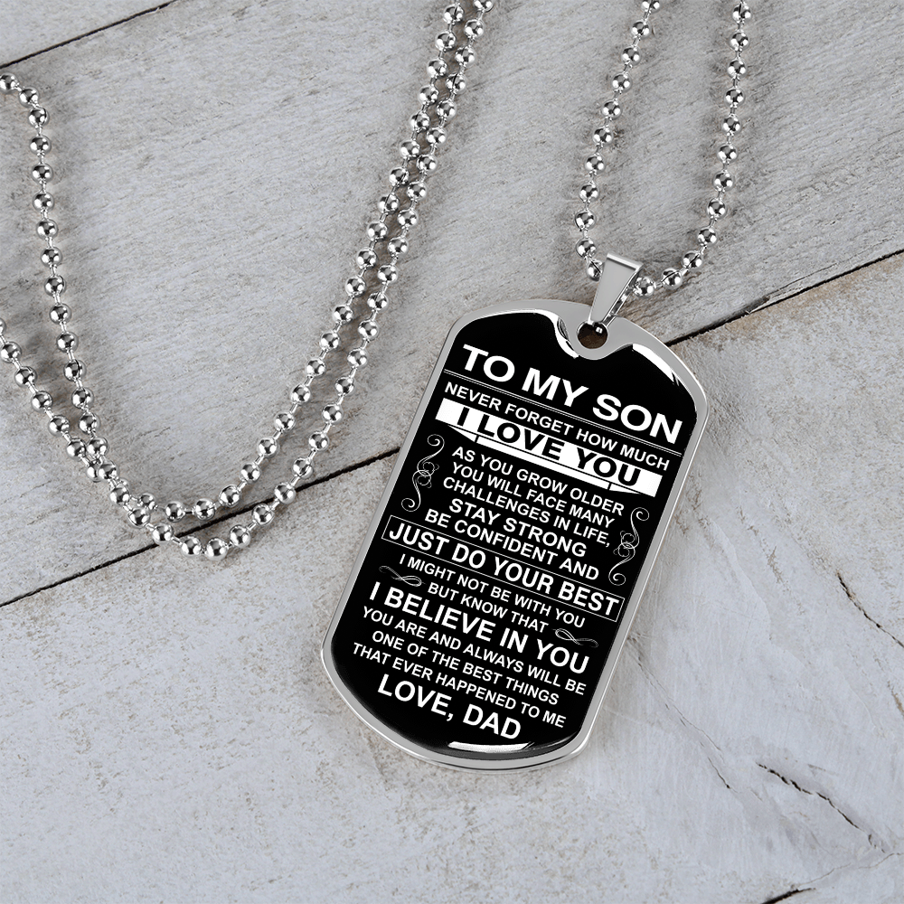 To My Son - Stay Strong, Be Confident - INCLUDES FREE SHIPPING
