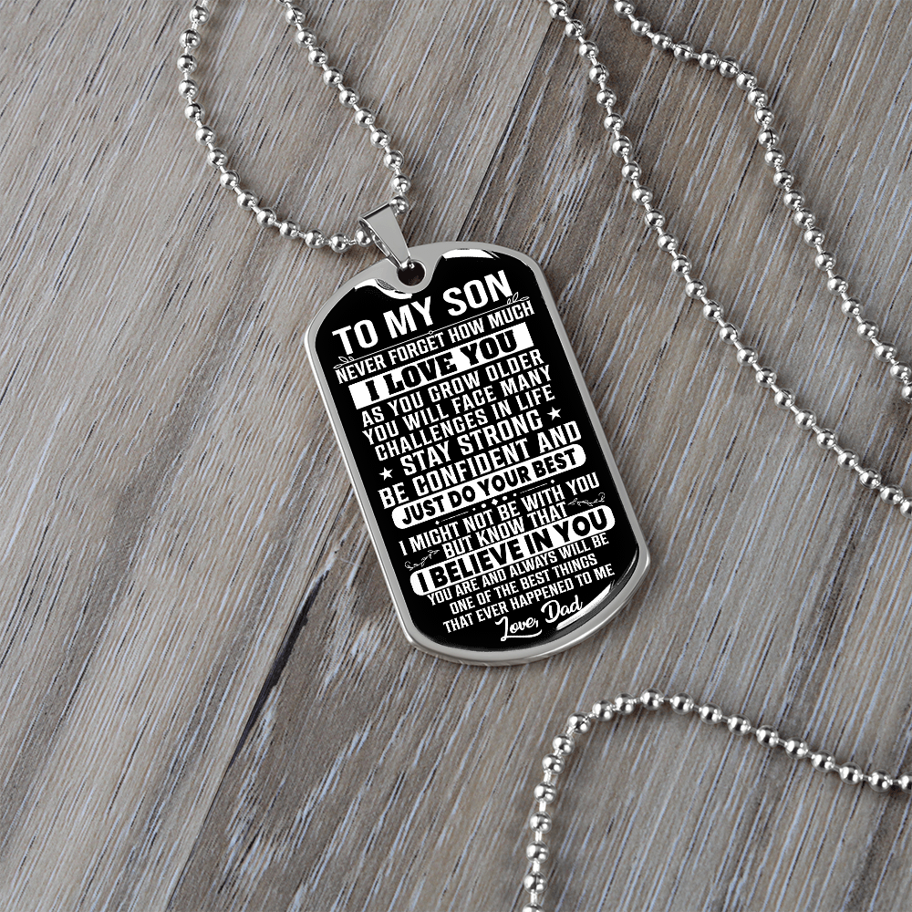 Son - Stay Strong - Love Dad  - INCLUDES FREE SHIPPING