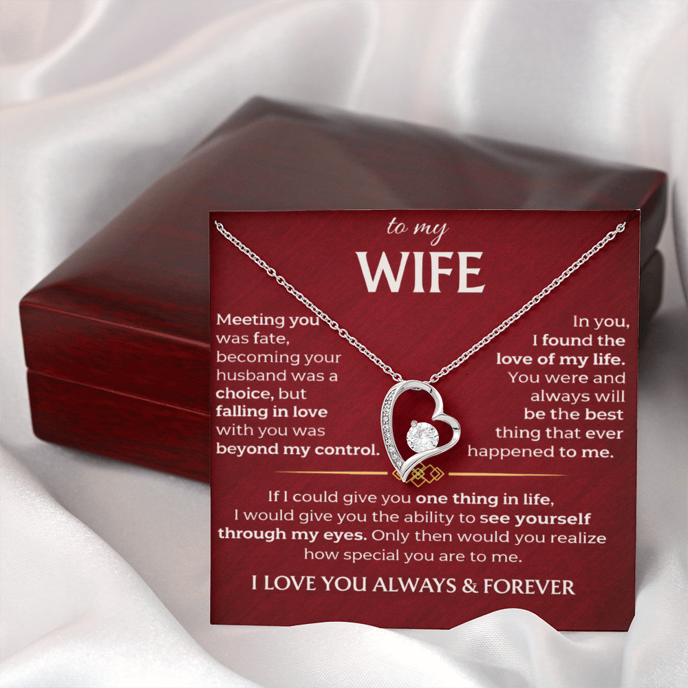 To My Wife - Forever Love Necklace
