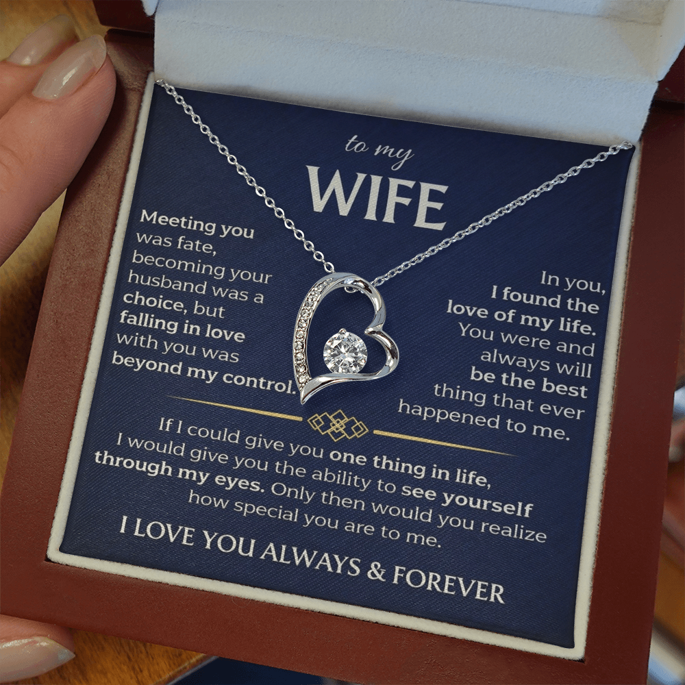 To My Wife - Forever Love Necklace