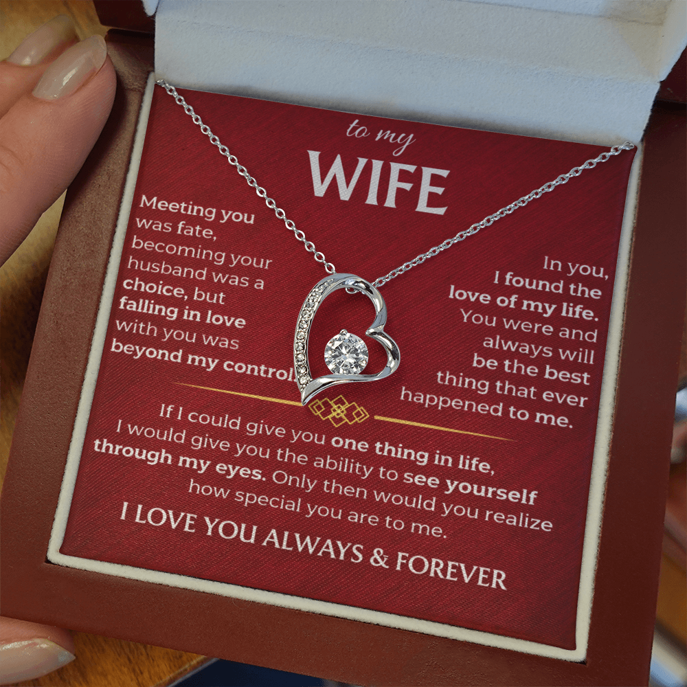 To My Wife - Forever Love Necklace