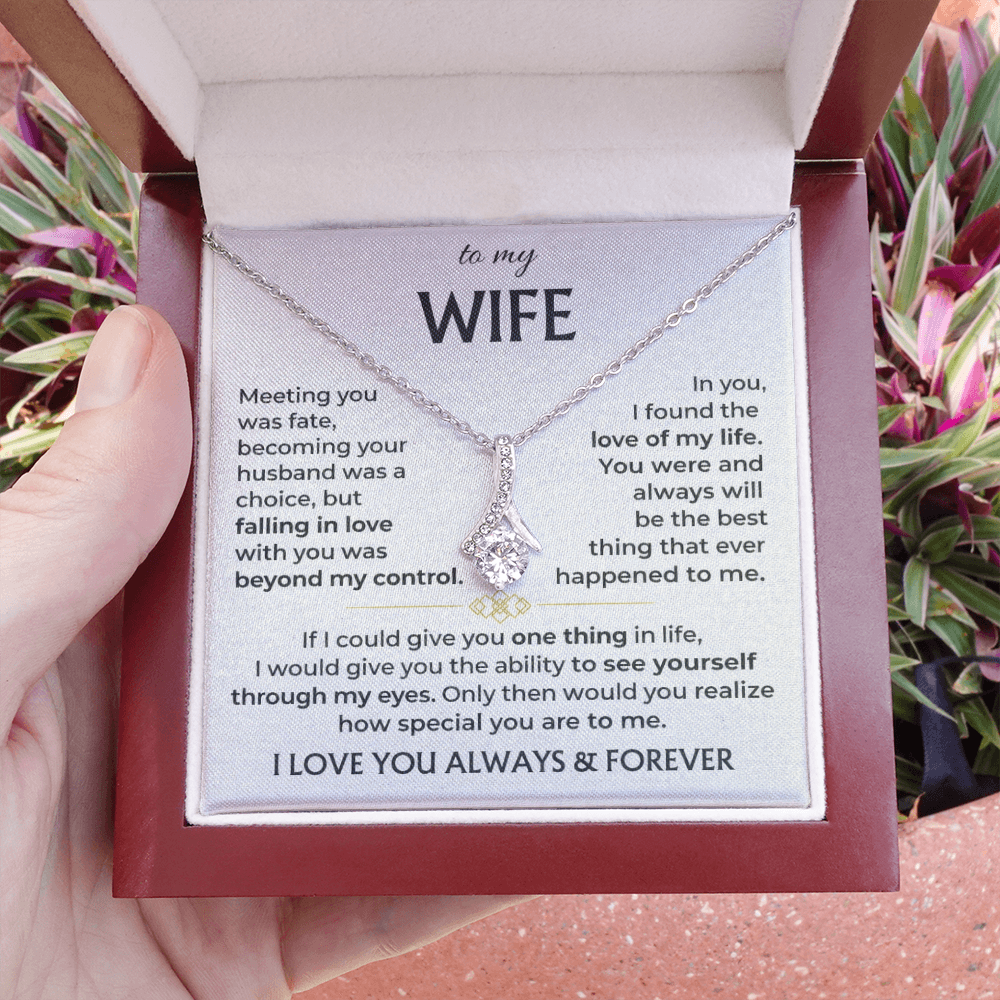 To My Wife - Alluring Beauty Necklace