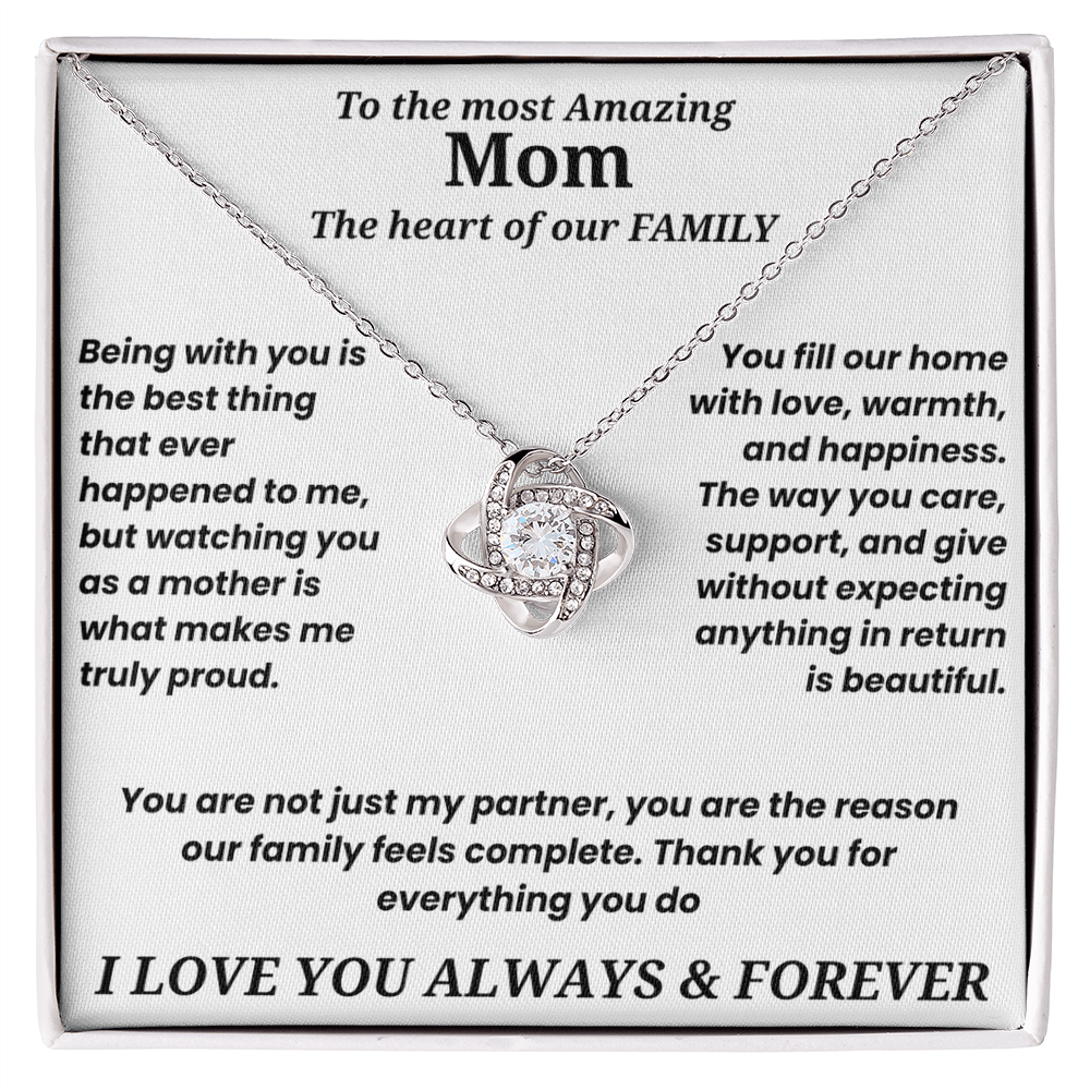 To The Most Amazing Mom - Necklace