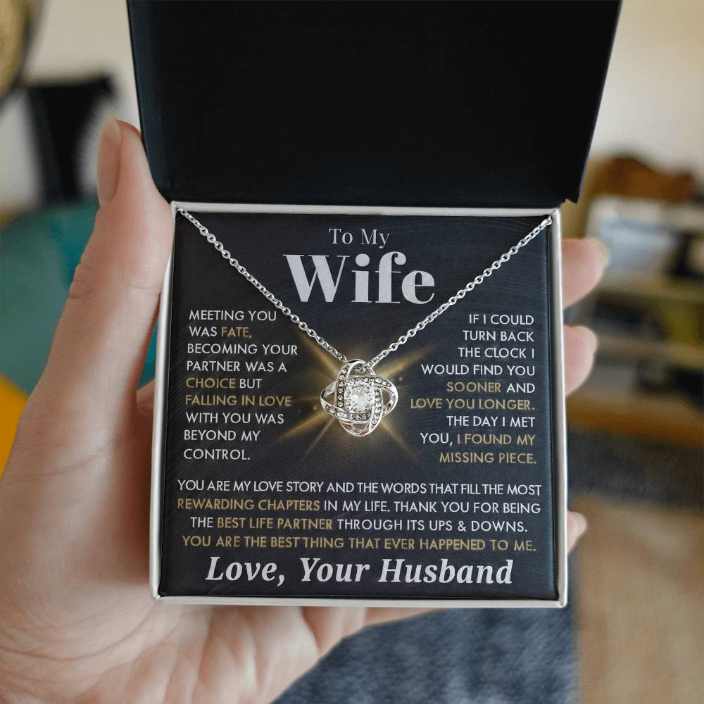 To My Wife - Meeting You as Fate - Love Your Husband - INCLUDES FREE SHIPPING