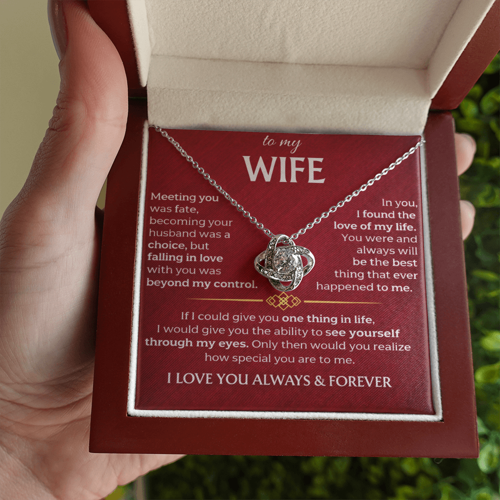 To My Wife - Meeting You Was Fate - Necklace