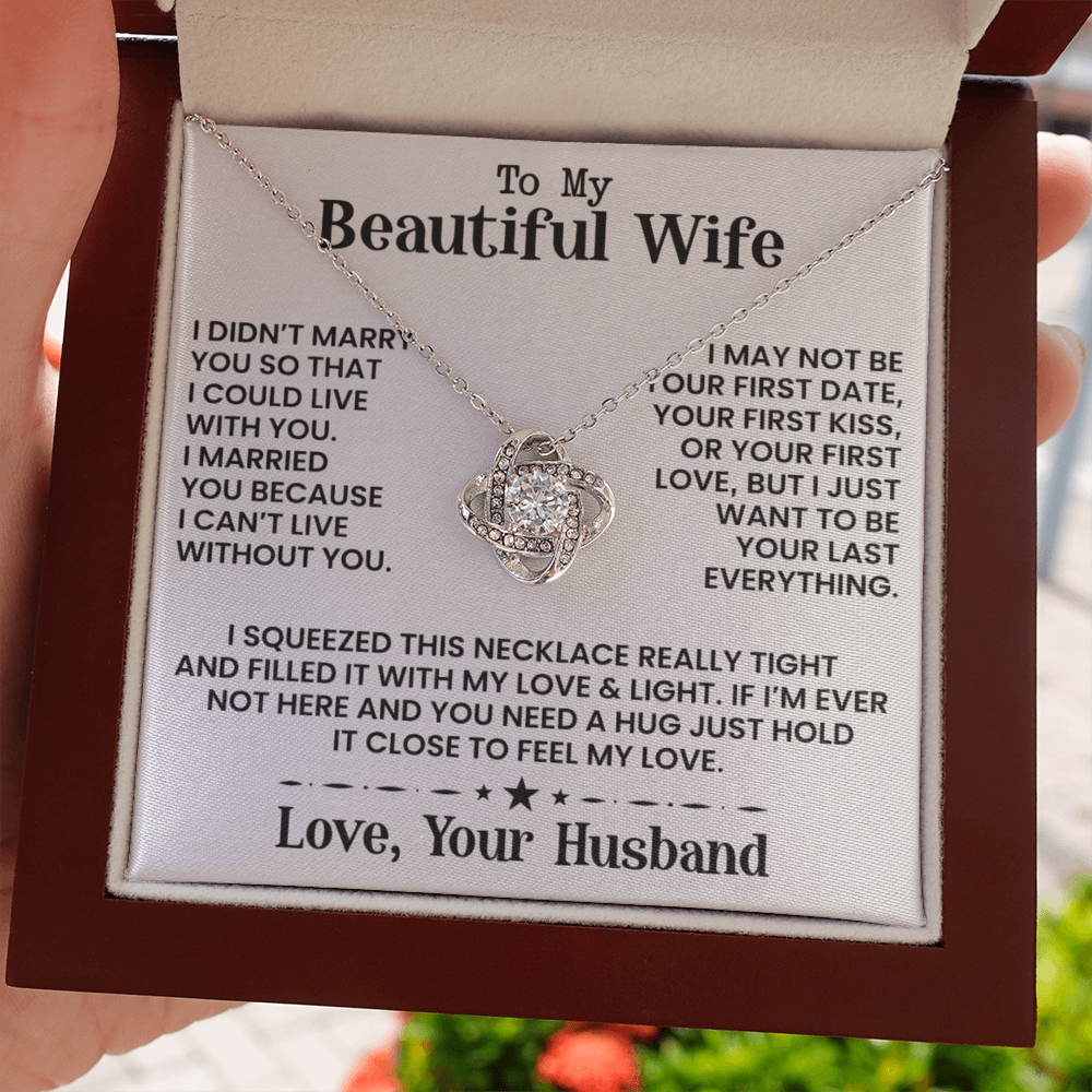 To My Beautiful Wife - Necklace - INCLUDES FREE SHIPPING