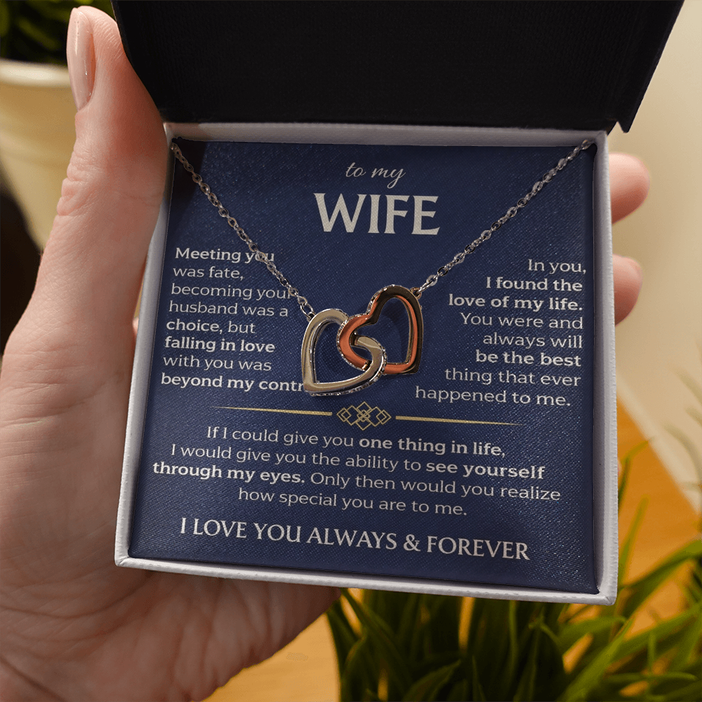 To My Wife - Interlocking Hearts