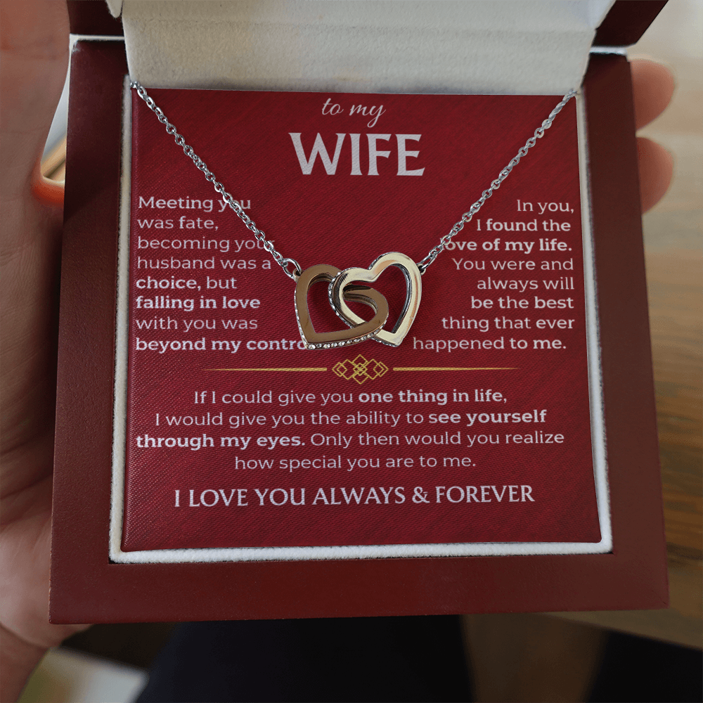 To My Wife - Interlocking Hearts