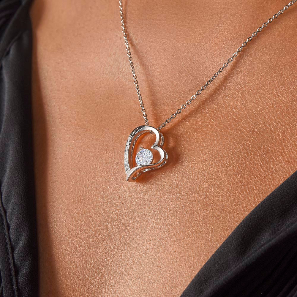 To My Beautiful Wife - Forever Love Necklace