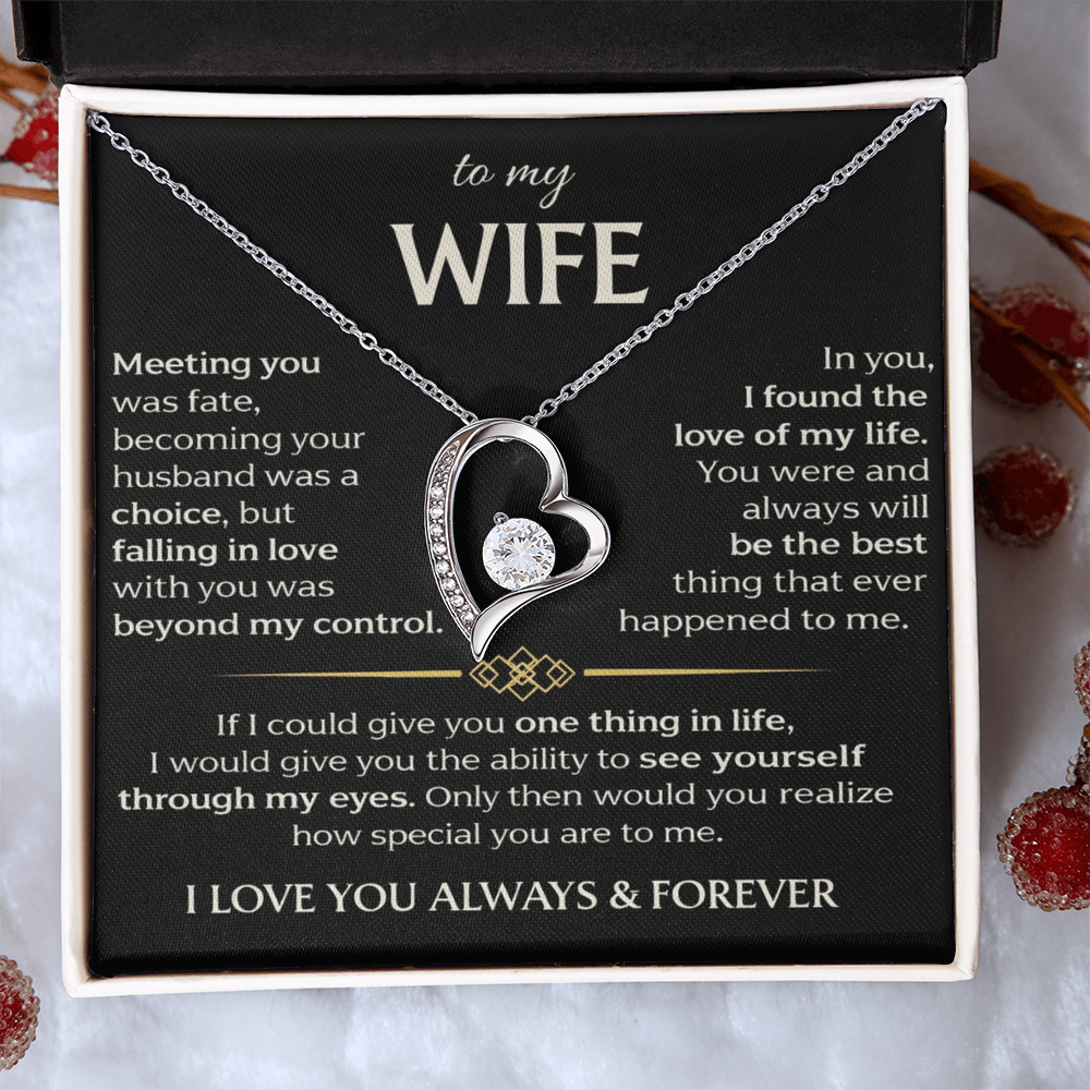 To My Wife - Forever Love Necklace