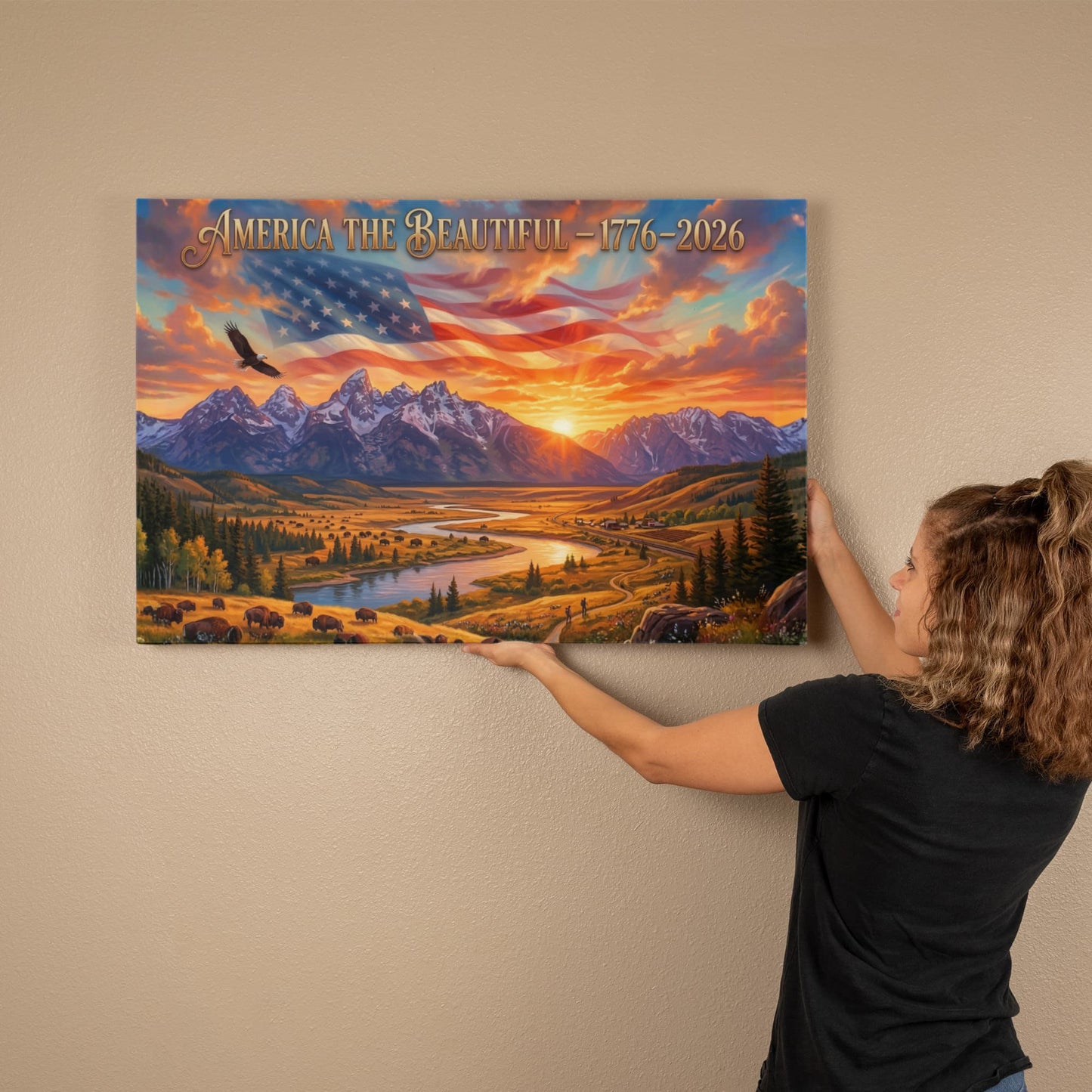 America's 250th America The Beautiful - Canvas