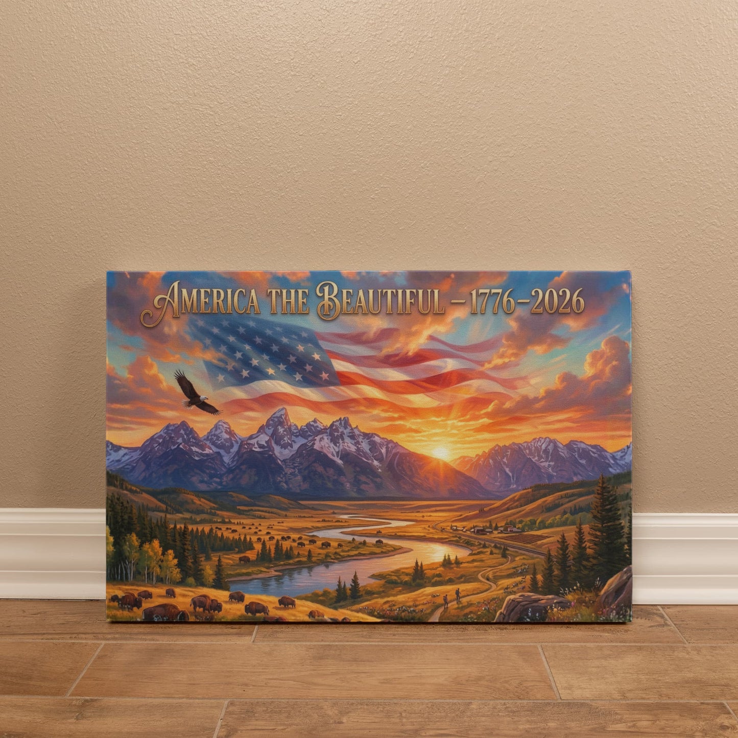 America's 250th America The Beautiful - Canvas