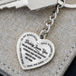 Daddy Loves You - Heart Keychain