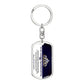 To My Badass Granddaughter - KeyChain