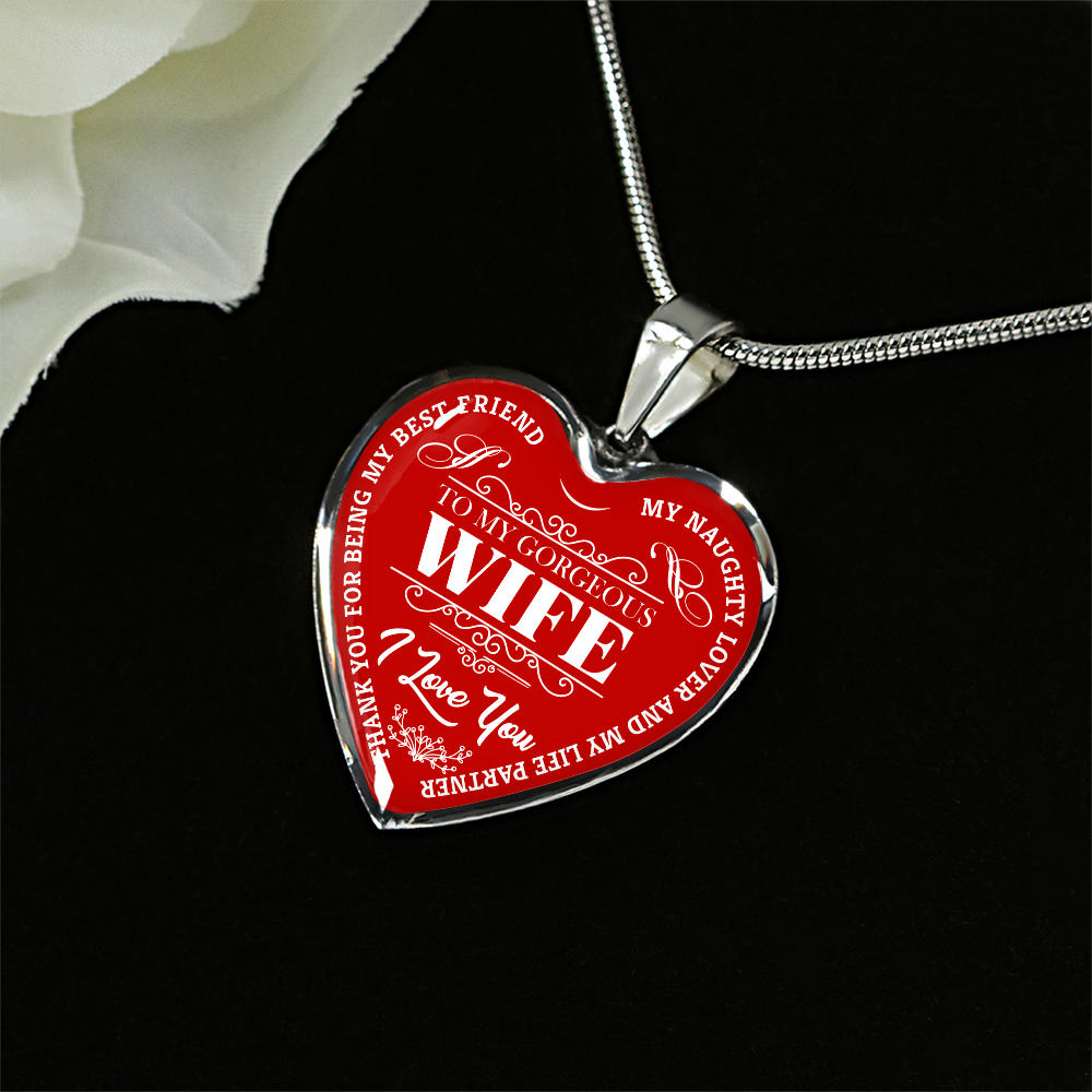 To My Gorgeous Wife - Red