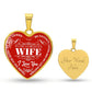 To My Gorgeous Wife - Red
