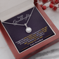 I Hugged This Little Pendant - Love Grandma - Eternal Hope Necklace