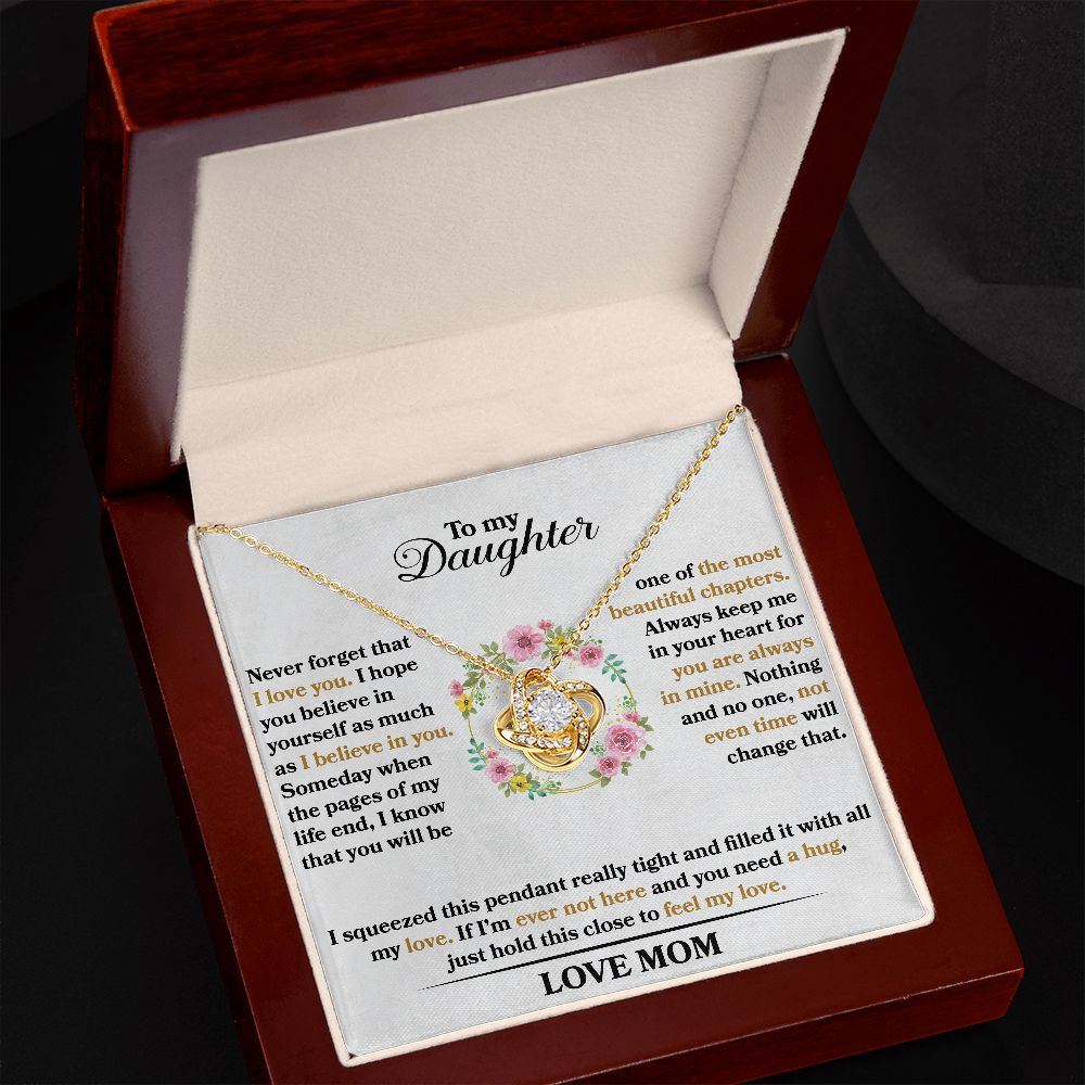 Daughter - Never Forget I Love You - Love Mom