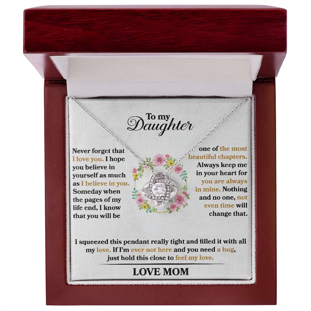 Daughter - Never Forget I Love You - Love Mom