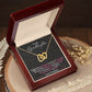 To My Granddaughter - I Hugged This Little Pendant - Love Grandma