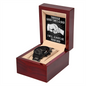 Through Good Times & Bad - Black Chronograph Watch