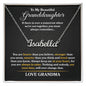 Granddaughter - If There is Ever a Tomorrow - Name Necklace
