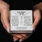 Wife - If I Could Give You One Thing In Life - Vertical Name Necklace